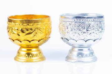 Brass and Gold Bowl Stripe Thailand