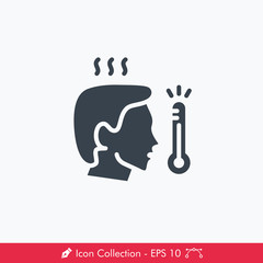 Fever Icon / Vector