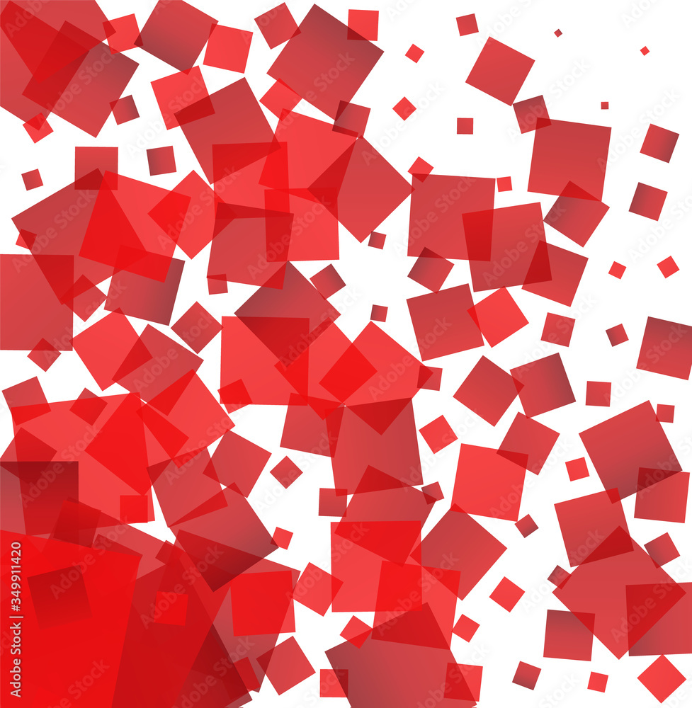 Poster random vector seamless pattern in squares.