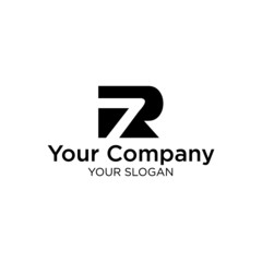 company logo design initials R and 7