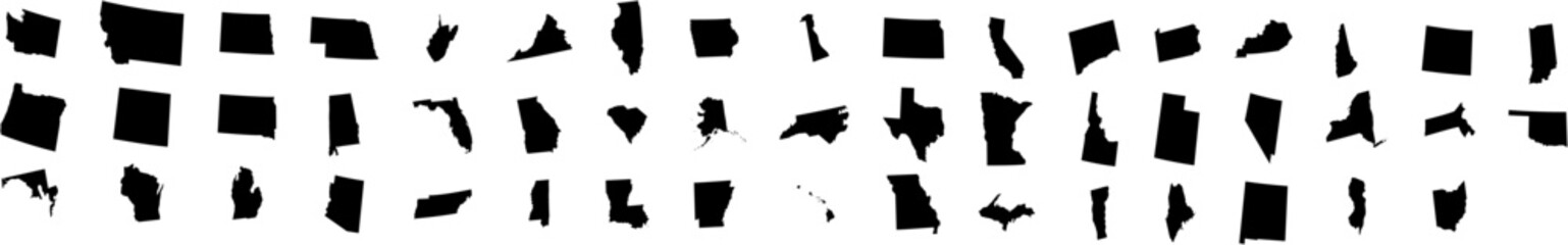 Planet Earth. States of America territory. North America. Vector illustration. EPS 10