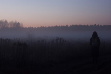 morning mist in the county 