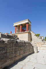 Ruines du palais de Knossos (Cnossos), Crète, Grèce