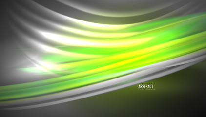 Creative fluid wave lines abstract background. Trendy abstract layout template for business or technology presentation, internet poster or web brochure cover, wallpaper