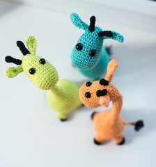 handmade knitted toys for children