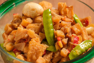 Special dishes from Indonesia during Eid called sambal goreng kentang