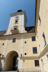 Fototapeta na wymiar Benedictine monastery in Lambach, Upper Austria