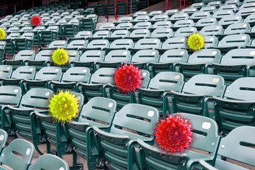 Sports events closed for now because of the COVID 19 Virus..