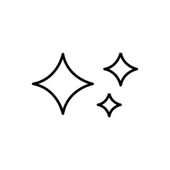 Sparkle Icon Design Vector Template