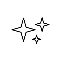 Obraz premium Sparkle Icon Design Vector Template