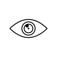 Obraz premium Eye Icon Design Vector Template