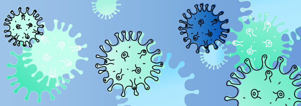 Virus background abstract covid-19 coronavirus