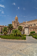Fototapeta premium Monumento Santa Rosalia, Catedral de Palermo