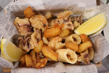 Calamars frits