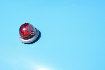 Intermitente automovil azul 