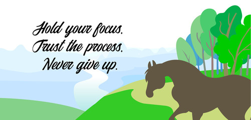 Horse logo design. Use it for makeing web or print posters for equine competitions or stable. Vector illustration.