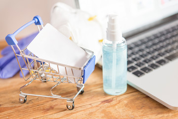 credit card and using. Online shopping concept