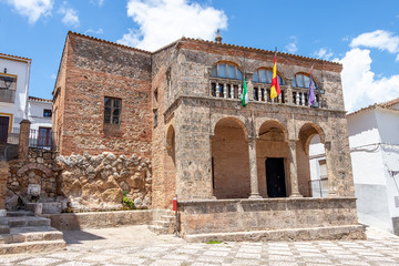 Fototapeta premium Seat of the Council of the village of Zufre, Huelva mountains.