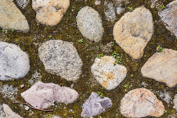 Natural  cobblestones
