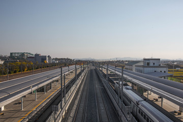 Fototapeta premium Train tracks