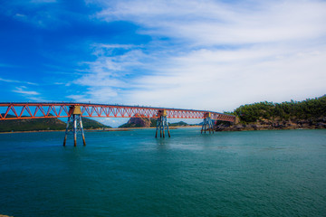 Red bridge