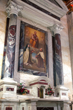 Alter in the Stella Maris Monastery, a.k.a. the Monastery of Our Lady of Mount Carmel