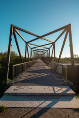 Ponte pedonal em Aveiro, Portugal
