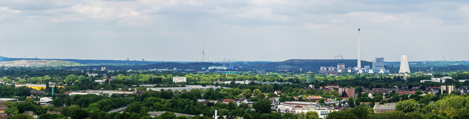 Panorama des Ruhrgebiets - obrazy, fototapety, plakaty