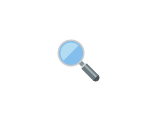 Magnifying Glass vector flat icon. Isolated search icon emoji illustration 