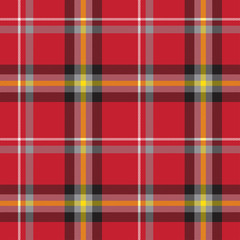 Classical checkered tartan pattern.