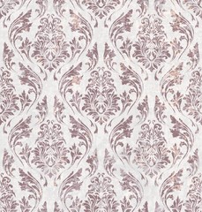 Vector damask seamless pattern background. Classical luxury old fashioned damask ornament, royal victorian seamless texture for wallpapers, textile, wrapping. Exquisite floral baroque template.