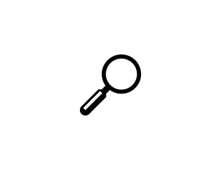 Magnifying Glass vector flat icon. Isolated search icon emoji illustration