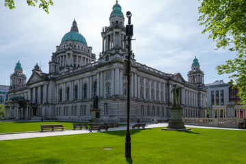 Obraz premium Belfast City Hall, Northern Ireland, UK