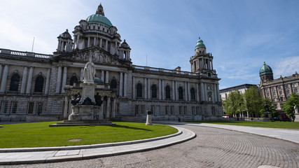 Fototapeta premium Belfast City Hall, Northern Ireland, UK