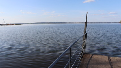 Obraz premium amazing lake view from bridge spot