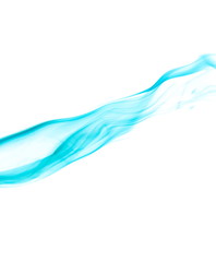 Obraz na płótnie Canvas Blue smoke on white background