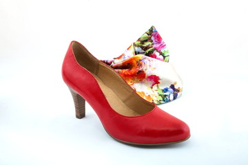 women's shoes photographed on a white background