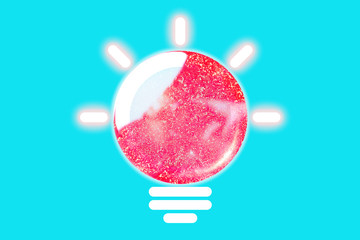 Collage of images of red liquid