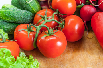 Fresh Organic Farm Tomatoes