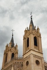 Fototapeta na wymiar Madrid roof tower