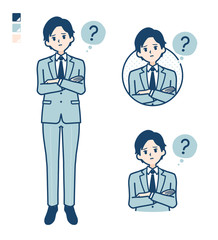 simple suit businessman_Question-pose