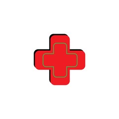 hospital logo icon vector