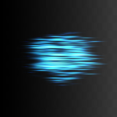 Blue horizontal lens flares pack. Laser beams, horizontal light rays.Beautiful light flares.