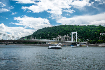 bridge over the river in Budapest
