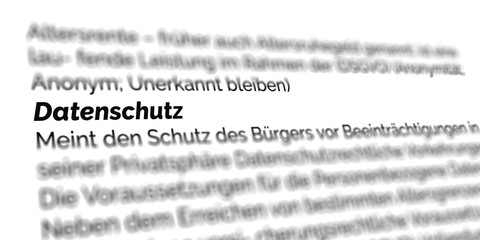 Datenschutz
