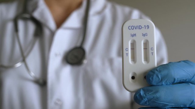 antibody immunological serological quick covid covid-19 test negative thumb