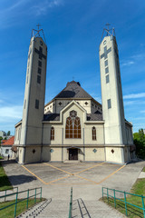 Obraz premium Church of Christ the King catholic church in Dunaujvaros