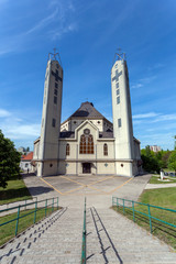 Obraz premium Church of Christ the King catholic church in Dunaujvaros