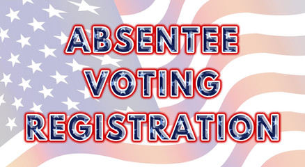Absentee voting registration