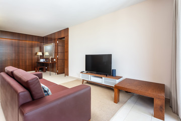  Lovely living room, for relaxation, with furniture.